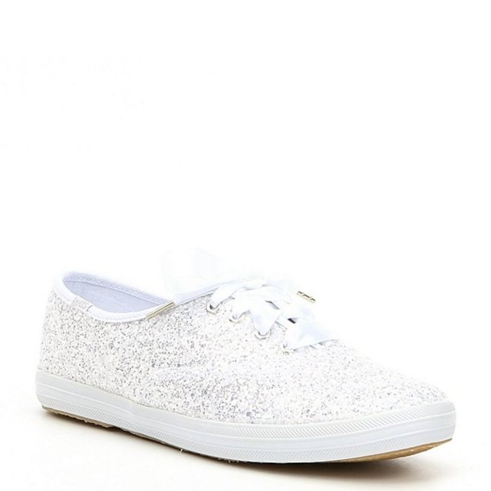 Kate Spade x Keds Glitter Sneakers, size 8